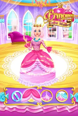 Rainbow Princess Cake Maker android App screenshot 3